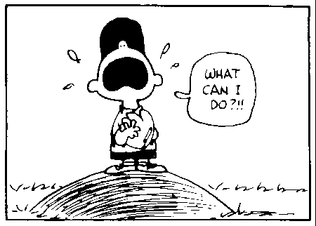 Charlie Brown crying what can I do